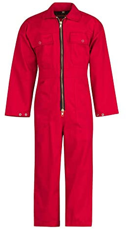 STØRVIK Kinder Rallye-Kombination BW Arbeitsoverall Rallyekombi - Rot - Größe 68/74