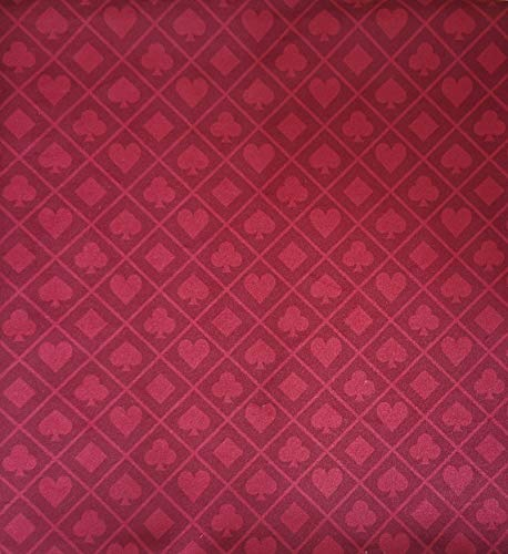 BALIKEN Poker 274 x 152 cm Abschnitt zweifarbiger Poker Tisch Speed Cloth (rot)