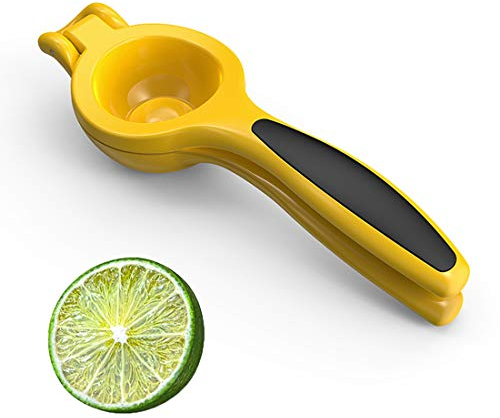 Spremi Limone con Impugnatura Antiscivolo in Silicone Spremiagrumi Limone Manuale,Professionale Succo di Limone Pressa, con Tutti Gli Agrumi, Anti-Corrosione E Facile da Pulire