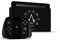 Head Case Designs Offizielle Zugelassen Assassin's Creed Kaemme Erbschaft Logo Vinyl Haut Gaming Aufkleber Abziehbild kompatibel mit Nintendo Switch Console & Dock & Joy-Con Controller Bundle