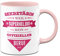Tassenbrennerei Tasse mit Spruch Sekretärin weil Superheldin kein offizieller Beruf ist - Lustige Kaffeetasse als Geschenk (Rosa, Sekretärin)