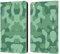 Head Case Designs Menta Camuflaje Suave Carcasa de Cuero Tipo Libro Compatible con Apple iPad Air 2 (2014)