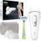Braun IPL Silk Expert Pro 3 Haarentfernungsgerät Damen/Herren, dauerhaft sichtbare Haarentfernung, Venus Rasierer & Tasche, Alternative zur Laser Haarentfernung, Geschenk Frau, PL3133, weiß/silber