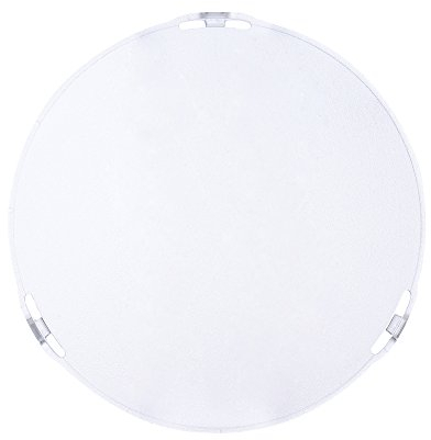 Camnoon 18,5 cm / 7.3in Tragbare weiß Diffusorplatte Photo Studio Blitz Diffusor Frosted-Oberfläche Diffusorplatte für Bowens Mount 7 Standardreflektor Reflektorschirm für Fotostudiofotografie