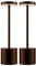 MQLOON Kabellose Tischlampe 2er set, LED Tischlampe Akku, Metall Kaffee, Geeignet für Restaurants, Zum Gebrauch im Freien und in geschlossenen Räumen