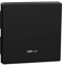 Schneider Electric MEG3320-0403 Pure Decor, M-Smart, M-Plan, M-Elegance, Schwarz Matt, Wippe mit Kontrollfenster