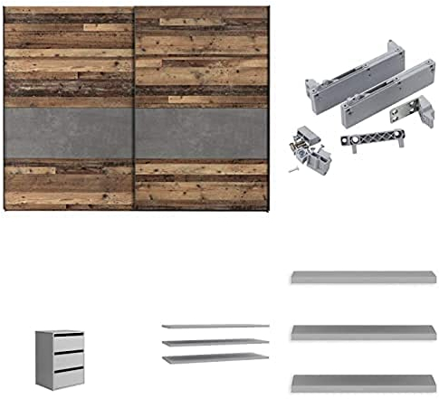 Forte Clif Kleiderschrank Set Premium ++