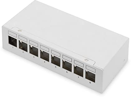 ASSMANN Digitus Desktop Modular Blank Patch Panel, shielded, 8-port