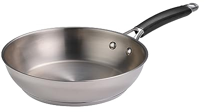 Tramontina Guru 9.5 in Stainless Steel Fry Pan, 81502/005DS