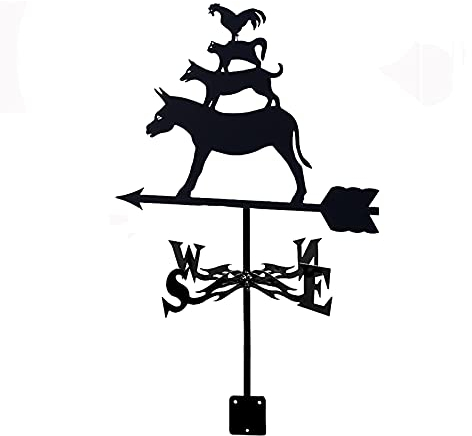 Wetterfahne, Elster, Vogelfreies Mädchen, Edelstahl, Gartenstecker, Wetterfahne, Messwerkzeuge, Windrichtungsanzeiger, Wetterhahn, Geeignet Für Metallprodukte Im Freien