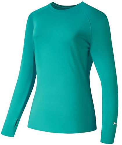 Bassdash Donna UPF 50+ UV Sun Protection T-Shirt a Manica Lunga per la Pesca e l'escursionismo