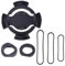 URPIZY Bicycle Computer Combo Mount For Polar V650 M450 M460,Bike Cycling Handlebar Extended Mount Replaceemnt For Sports Camera Bicycle Parts