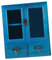 HONMEET Niedriger Vintage-Schrank im Used-Look Kleiner Badezimmerschrank mit Doppeltüren Holz-Arbeitsplatten-Aufbewahrung niedriger Aufbewahrungsschrank Wandschrank Möbel dekorative Holzschrank