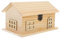 UPKOCH Tirelire Bois Maison à Décorer Tirelire DIY Non pour Garçon Fille Boîte à Économies Bois pour Développer Habitude Épargne