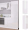Xichuzi Kühlumbauschrank Hochglanz-Weiß 60x57x207 cm Holzwerkstoff, Küche Hochschrank, Küchenschrank, Mehrzweckschrank, Besenschrank, Küchenhochschrank - 802543