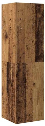 vidaXL Mobile Porta TV Legno Antico 30,5x30x110 cm Legno Multistrato, mobiletto, mobiletto HiFi, Mobile per dispositivi multimediali, Supporto TV