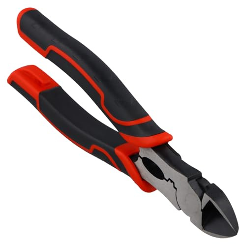 Alicates de Corte Diagonal, Alicates Electricista Profesional, Cizalla para Metal, Cable Cutters, Cortador de Alambre, Corta Cables Tenazas Ferralla, Alicate Cortante, para Electricistas y Hogares