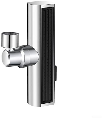 Aeratore per rubinetto a cascata da 7,6 cm, girevole a 720 gradi, spruzzatore per lavello con filtro anti filtro, adattatore estensore per rubinetto da cucina per lavare i piatti, design estraibile