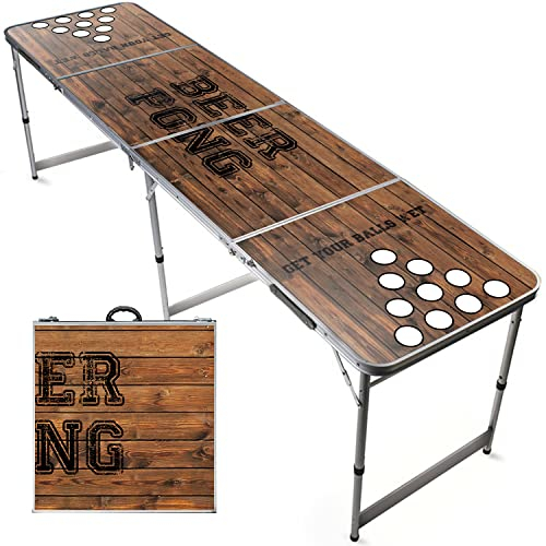 Beer Pong Offizieller Tisch Hole| Premium Qualität | Offizielle Wettkampfmaße Table Becherhalterung | Kratz und Wassergeschützt | Stabil | Partyspiele | Trinkspiele | 100% Spaß