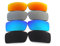 GALAXYLENSE Homme Verres de Rechange pour Oakley Gascan Polarisé Noir/Bleu/Vert/Rouge