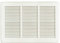 La Ventilazione GL3424B - Rejilla de ventilación rectangular de chapa lacada blanca para solapar, dimensiones: 340 x 240 mm.