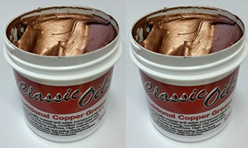 Classic Oils Graisse de cuivre traditionnelle anti-grippage - Glissement cuivre NLGI 2 - 200 g