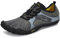 SAGUARO Barfußschuhe Damen Herren Zehenschuhe Traillaufschuhe Weich Bequem Barfussschuhe Fitnessschuhe Männer Frauen Trainingsschuhe für Joggen Laufen Wandern, Crow Black, 46 EU