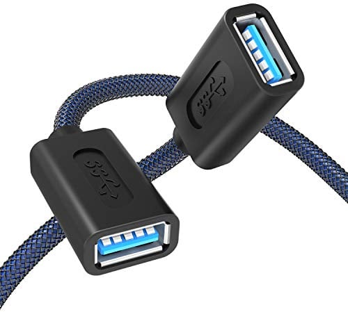 ANDTOBO Cable de Extensión USB 3.0 Hembra a Hembra, Cable USB Hembra, Velocidad Hasta 5 Gbps, Extensión 3,3 Metros, Adecuado para Computadoras, Teléfonos Móviles, Impresoras, Ratones, Teclados, etc.