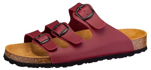 Lico Bioline Lady Damen Pantolette, rot, 40 EU