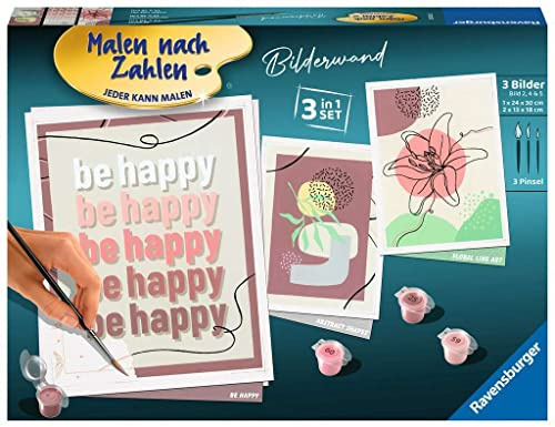 Ravensburger Malen nach Zahlen 20236 – Picture Wall Set – ab 12 Jahren
