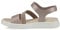 ECCO Women's Gruuv M Marine Sandal, Grey Rose Metallic, 5 UK