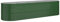 vidaXL Lit Surélevé de Jardin Pot à Fleurs Boîte à Plantes Lit Surélevé Patio Terrasse Extérieur Acier Enduit de Poudre 296x80x68 cm Vert