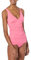 Amazon Essentials Parte Superiore Tankini (Disponibile in Taglie Forti) Donna, Rosa Shocking, 46