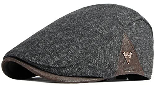 Sporty Schiebermütze Herren Klassik Schirmmütze Flatcap Baskenmütze Newsboy
