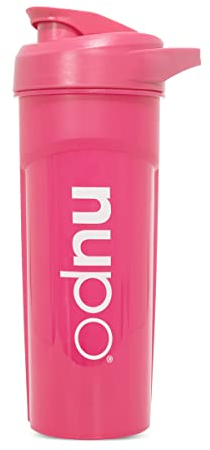 NUPO Shaker rose - Shaker de protéines de qualité supérieure | 600 ml | Sans BPA | Fonction de mélange haut de gamme avec boule de mélange pour des shakes diététiques crémeux, des soupes et des repas