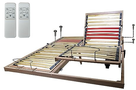 SARDAMATERASSI - Rete elettrica con fori per letto contenitore matrimoniale ortopedica senza fili