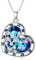 enjoylifecreative Damen Schütze Sternzeichen Halskette Sterlingsilber Sagittarius Sternbilder Stern Kristall Anhänger Kette Horoskop Astrologie Geburtstag Schmuck Geschenke für Frauen Mädchen