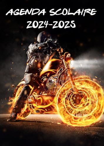 AGENDA SCOLAIRE 2024 -2025 MOTO