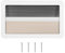 Wohnmobil-Innenfenster-Rollo, 61 X 30,5 cm, UV-blockierend, Wärmeisoliert, Sichtschutz, Plissee-Rollo, Wohnmobil-Plissee-Rollos, Wohnmobil-Jalousien und Rollo-Ersatz für Wohnmobil, Wohnwagen
