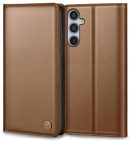 Thorhülle Handyhülle für Samsung Galaxy A55 5g Hülle, Premium Lederhülle Schutzhülle Tasche für Samsung A55 Hülle Wallet Kartenfach Standfunktion Klappbar Flip Case für Galaxy A55 5g Hülle, Braun