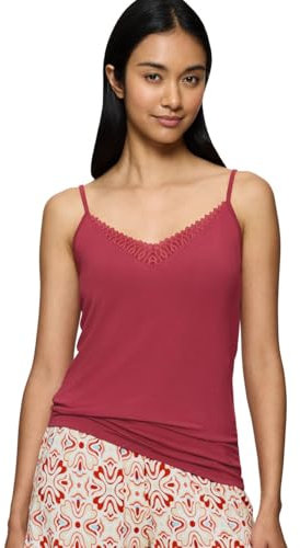 Triumph Aura Spotlight Camisole, Cami Shirt Damen, Rot (Strawberry Allure), 44