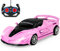 Ynanimery Remote Control Car for Kids Age 3+, Pink RC for Girls, Vehicle Toy with Lights & Controller, Racing Toy for Girls