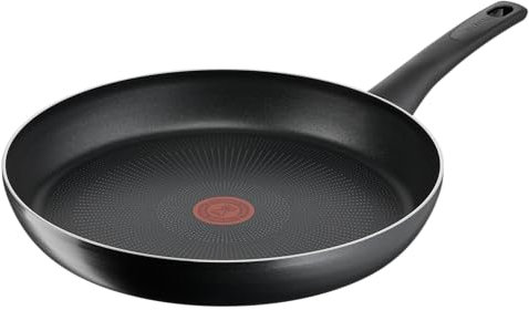 Tefal Titanium Essential Frying Pan 28 cm, Non-Stick Coating, Metal Safe, Compatible with All Hobs Except Induction, B9410644