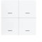 Wireless Szenenschalter, Szenenumschaltung, Scene Switch Push Button Controller, 4 Tasten 12 Szenenwechsel, Automation Szenario, Drucktastenregler über Smart Life App, Smart Home Automation