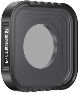 Freewell Black Glow Mist 1/4 Filter für GoPro Hero13/12/10/11/9 Black - Cinematic Light Diffusion & Highlight Reduction