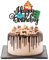 Blumomon 1Pcs Building Blocks Cake Topper Boy & Girl Birthday Party Decorations