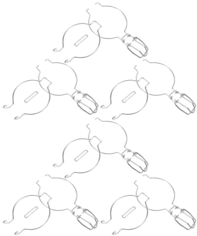 PAMINGONO 6 Stück Verschluss-dose Mit Schnalle Für Einmachgläser, Gewindehalter, Einmachglas-befestigungen, Weithals-glasversiegelung, Drahtverriegelung, Weithals-glasgläser