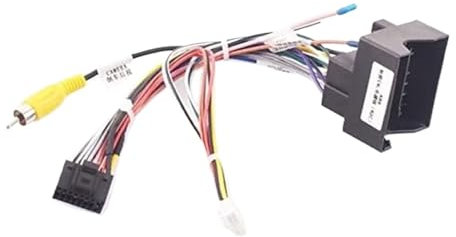 DEMULAX Adaptateur de câble de Faisceau de câblage stéréo d'autoradio Android 16 Broches, for citroën, C4 C5 DS6, for Peugeot, 3008 2008 307 408 Câble Adaptateur pour autoradio