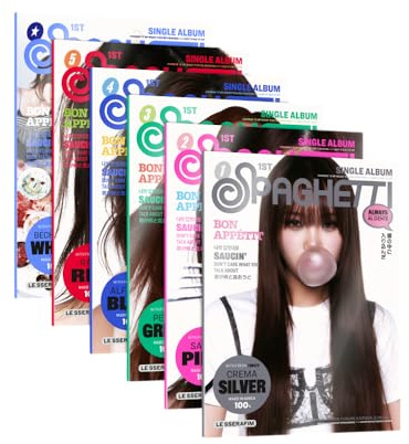 LE-SSERAFIM Spaghetti [Compact ver.] 1st Single Album (6 ver. SET)