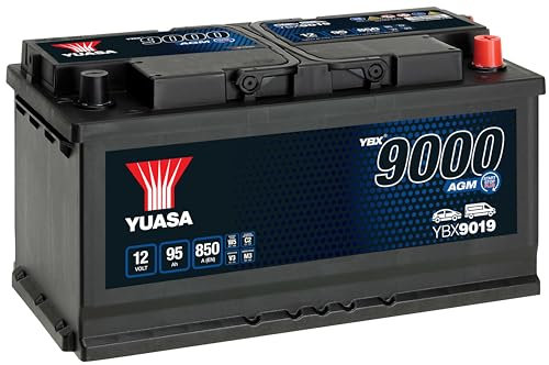 YUASA - BATTERIE YUASA YBX9019 START STOP AGM 12V 95AH 850A